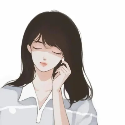 微信一男一女手绘新款情侣头像