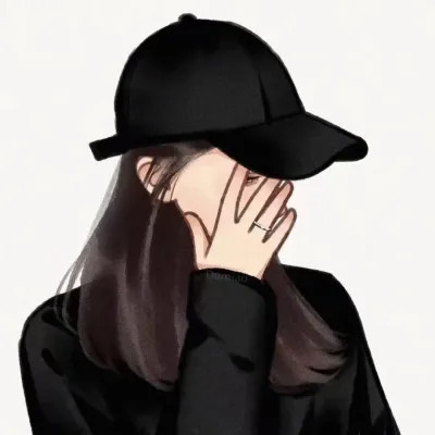微信一男一女手绘新款情侣头像