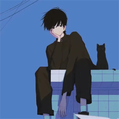 微信一男一女手绘新款情侣头像