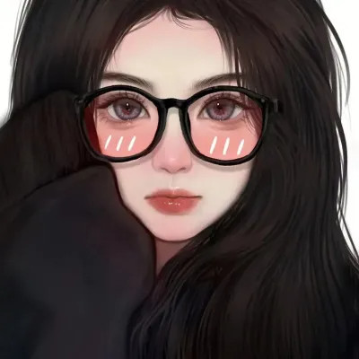 微信一男一女手绘新款情侣头像