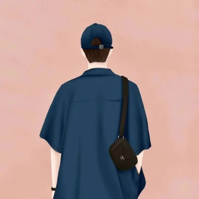 情侣头像高清手绘一男一女