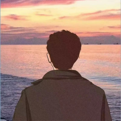 情侣头像高清手绘一男一女