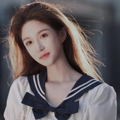 慵懒随意女生头像