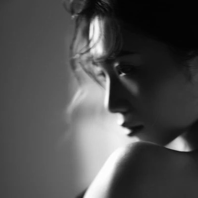 女人霸气御姐范头像黑白
