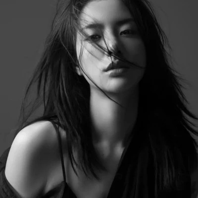 黑白美女高冷头像