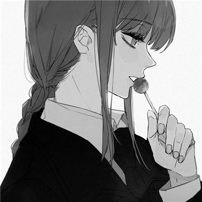 黑白头像女生冷酷霸气动漫