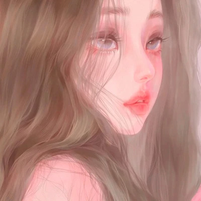 女生头像高级质感手绘