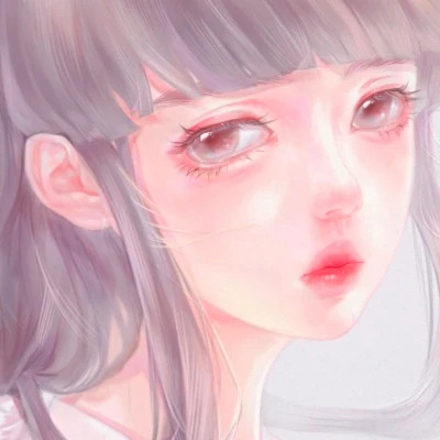 女生头像高级质感手绘