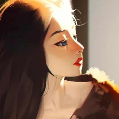 好看的手绘头像女生唯美