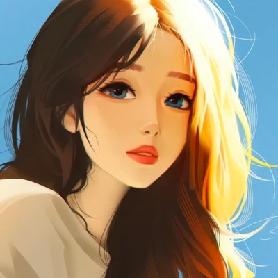 好看的手绘头像女生唯美