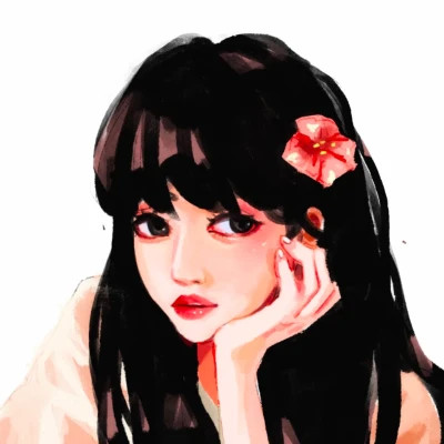 好看的手绘头像女生唯美