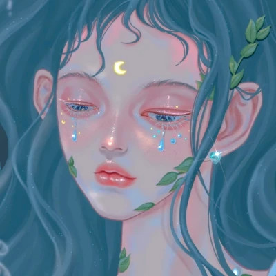 好看的手绘头像女生唯美