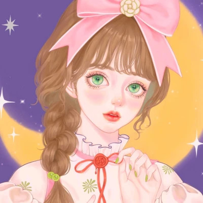 2025最新精致手绘女生动漫头像