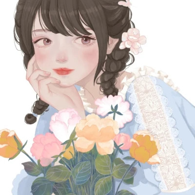 2025动漫手绘女头