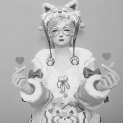 真人情侣头像黑白一对