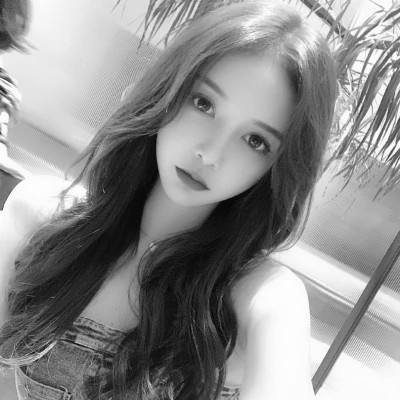 黑白微信头像女个性高清图片