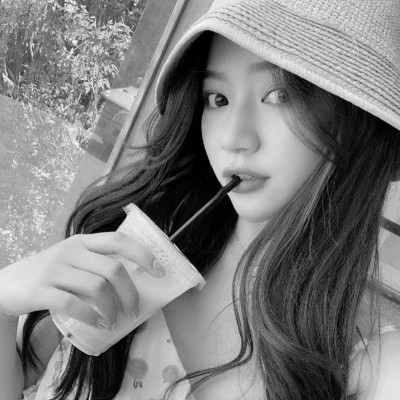 黑白微信头像女个性高清图片
