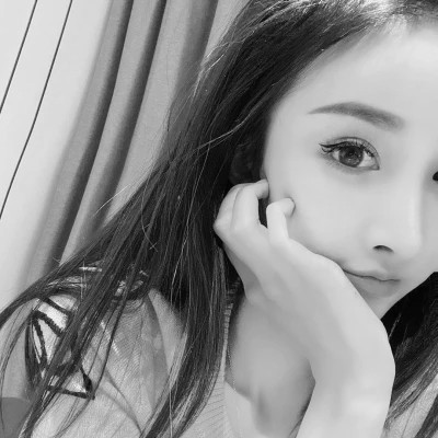 黑白微信头像女个性高清图片