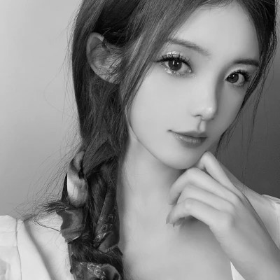黑白微信头像女个性高清图片