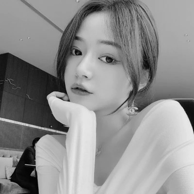 黑白微信头像女个性高清图片