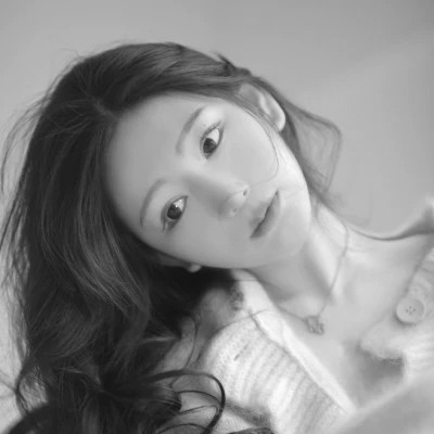 黑白微信头像女个性高清图片