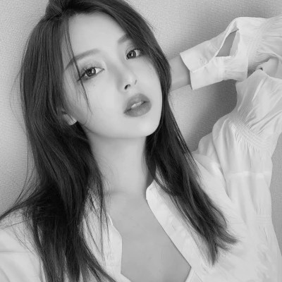黑白微信头像女个性高清图片