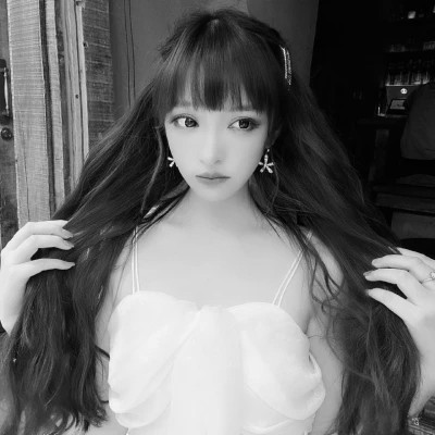 黑白微信头像女个性高清图片