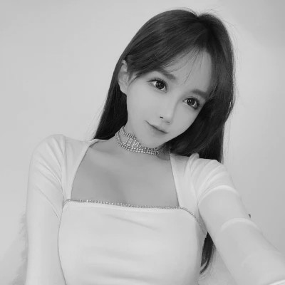 黑白微信头像女个性高清图片