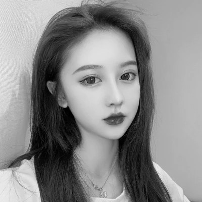 黑白微信头像女个性高清图片