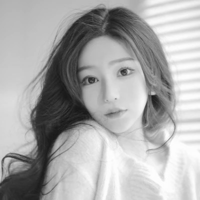 黑白微信头像女个性高清图片
