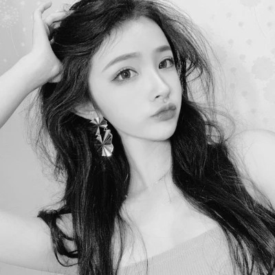黑白微信头像女个性高清图片