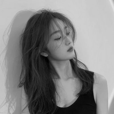 黑白微信头像女个性高清图片