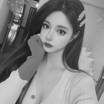 黑白微信头像女个性高清图片
