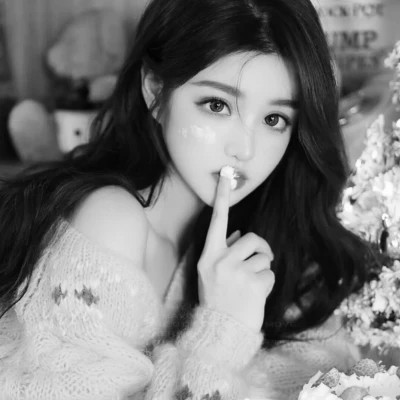 黑白微信头像女个性高清图片