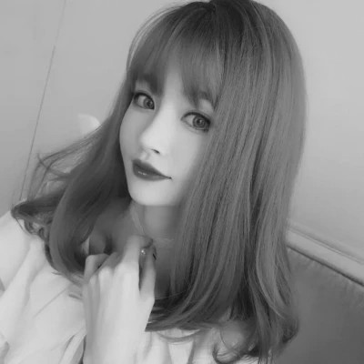 黑白微信头像女个性高清图片