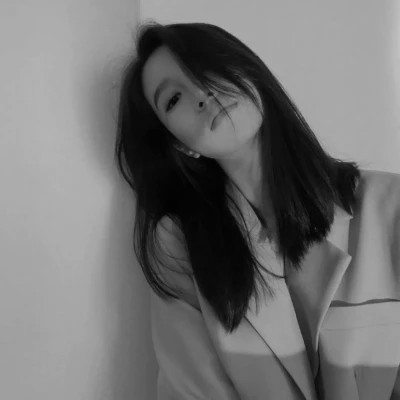 黑白微信头像女个性高清图片