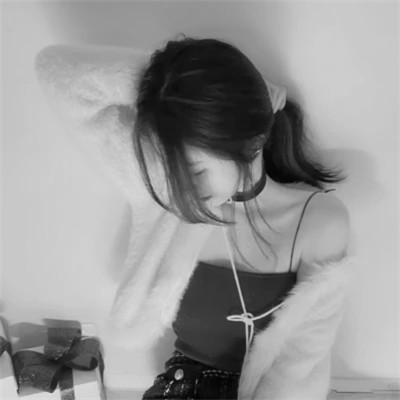 黑白微信头像女个性高清图片