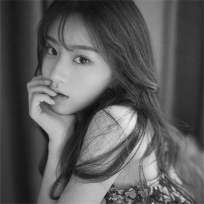 黑白微信头像女个性高清图片