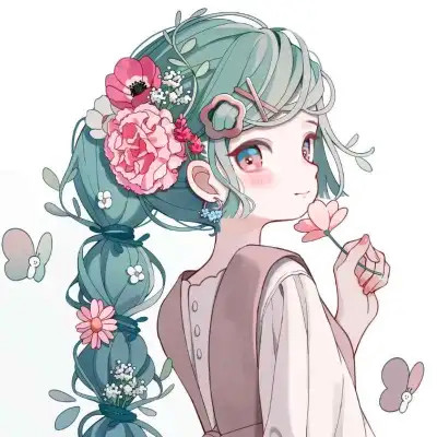 动漫头像女生闺蜜二人