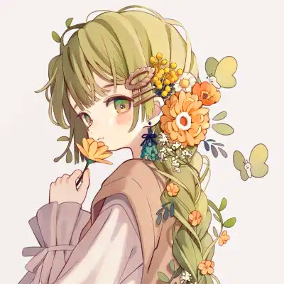 动漫头像女生闺蜜二人