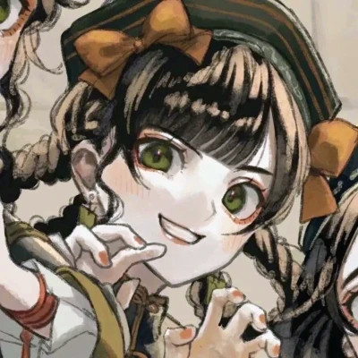 动漫头像女生闺蜜二人
