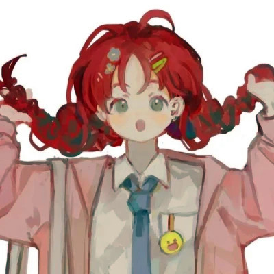 动漫头像女生闺蜜二人