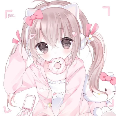 少女头像 动漫 可爱 梦幻