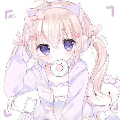 少女头像 动漫 可爱 梦幻