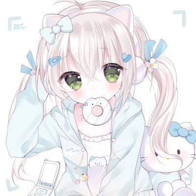 少女头像 动漫 可爱 梦幻