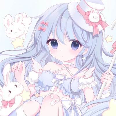 少女头像 动漫 可爱 梦幻