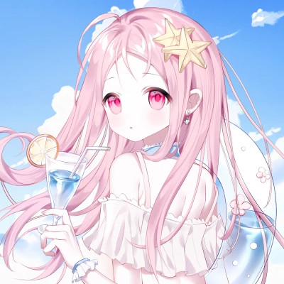女生唯美梦幻动漫卡通头像