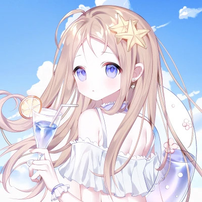 女生唯美梦幻动漫卡通头像