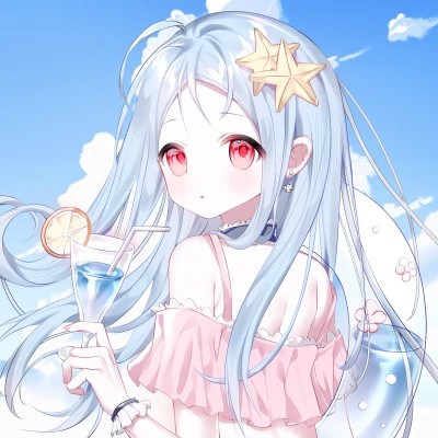 女生唯美梦幻动漫卡通头像