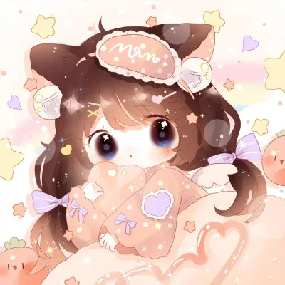 女生唯美梦幻动漫卡通头像